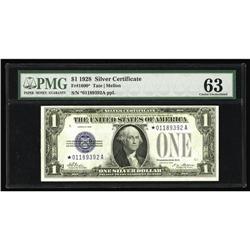Fr. 1600* $1 1928 Silver Certificate. PMG Choice Uncirc Fr. 1600* $1 1928 Silver Certificate. PMG Ch