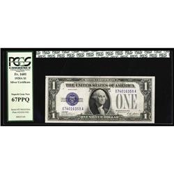 Fr. 1601 $1 1928A Silver Certificate. PCGS Superb Gem N Fr. 1601 $1 1928A Silver Certificate. PCGS S