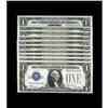 Image 1 : Fr. 1601 $1 1928A Silver Certificates. Ten Consecutive Fr. 1601 $1 1928A Silver Certificates. Ten Co