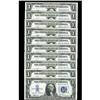 Image 1 : Fr. 1606 $1 1934 Silver Certificates. Ten Consecutive E Fr. 1606 $1 1934 Silver Certificates. Ten Co