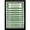 Image 2 : Fr. 1606 $1 1934 Silver Certificates. Ten Consecutive E Fr. 1606 $1 1934 Silver Certificates. Ten Co