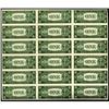 Image 2 : Fr. 1614 $1 1935E Silver Certificates. Uncut Sheet of 1 Fr. 1614 $1 1935E Silver Certificates. Uncut