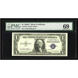 Fr. 1616 $1 1935G No Motto Silver Certificate. PMG Supe Fr. 1616 $1 1935G No Motto Silver Certificat