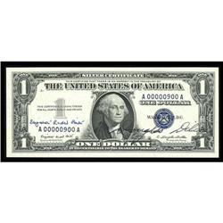 Fr. 1620 $1 1957A Silver Certificate. Very Choice Crisp Fr. 1620 $1 1957A Silver Certificate. Very C