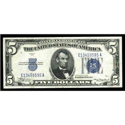 Fr. 1650 $5 1934 Mule Silver Certificate. Very Fine-Ext Fr. 1650 $5 1934 Mule Silver Certificate. Ve