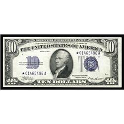 Fr. 1703* $10 1934B Silver Certificate. Extremely Fine- Fr. 1703* $10 1934B Silver Certificate. Extr