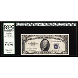 Fr. 1706* $10 1953 Silver Certificate. PCGS Superb Gem Fr. 1706* $10 1953 Silver Certificate. PCGS S