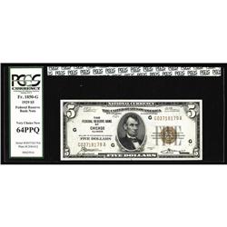 Fr. 1850-G $5 1929 Federal Reserve Bank Note. PCGS Very Fr. 1850-G $5 1929 Federal Reserve Bank Note