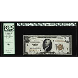 Fr. 1860-B* $10 1929 Federal Reserve Bank Note. PCGS Ve Fr. 1860-B* $10 1929 Federal Reserve Bank No