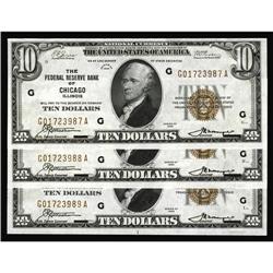 Fr. 1860-G $10 1929 Federal Reserve Bank Notes. Choice