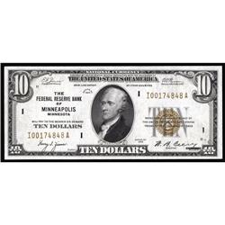 Fr. 1860-I $10 1929 Federal Reserve Bank Note. Very Cho Fr. 1860-I $10 1929 Federal Reserve Bank Not