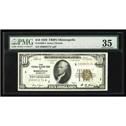 Fr. 1860-I* $10 1929 Federal Reserve Bank Note. PMG Cho Fr. 1860-I* $10 1929 Federal Reserve Bank No