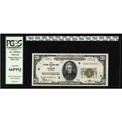 Fr. 1870-G $20 1929 Federal Reserve Bank Note. PCGS Gem Fr. 1870-G $20 1929 Federal Reserve Bank Not