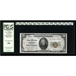 Fr. 1870-I $20 1929 Federal Reserve Bank Note. PCGS Ver Fr. 1870-I $20 1929 Federal Reserve Bank Not