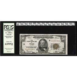 Fr. 1880-G $50 1929 Federal Reserve Bank Note. PCGS Cho Fr. 1880-G $50 1929 Federal Reserve Bank Not