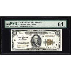 Fr. 1890-D $100 1929 Federal Reserve Bank Note. PMG Cho Fr. 1890-D $100 1929 Federal Reserve Bank No