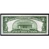 Image 2 : Fr. 1957-B $5 1934A Federal Reserve Note. Choice Crisp Fr. 1957-B $5 1934A Federal Reserve Note. Cho