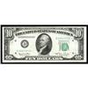 Image 1 : Fr. 2010-D* $10 1950 Wide Federal Reserve Note. Very Ch Fr. 2010-D* $10 1950 Wide Federal Reserve No