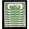 Image 2 : Fr. 2052-G $20 1928B Federal Reserve Notes. Eight Conse Fr. 2052-G $20 1928B Federal Reserve Notes. 