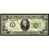 Image 1 : Fr. 2052-L* $20 1928B Federal Reserve Note. Very Fine.A Fr. 2052-L* $20 1928B Federal Reserve Note. 