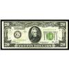 Image 1 : Fr. 2053-G $20 1928C Federal Reserve Note. Very Fine.Th Fr. 2053-G $20 1928C Federal Reserve Note. V