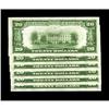 Image 2 : Fr. 2054-B $20 1934 Federal Reserve Note.. Fr. 2054-B $20 1934 Federal Reserve Notes. Six Consecutiv