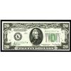 Image 1 : Fr. 2054-K* $20 1934 Mule Federal Reserve Note. Choice Fr. 2054-K* $20 1934 Mule Federal Reserve Not