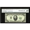 Image 1 : Fr. 2060-E* $20 1950A Federal Reserve Star Note. CGA Ge Fr. 2060-E* $20 1950A Federal Reserve Note. 