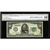 Image 1 : Fr. 2100-A $50 1928 Federal Reserve Note. CGA About Unc Fr. 2100-A $50 1928 Federal Reserve Note. CG