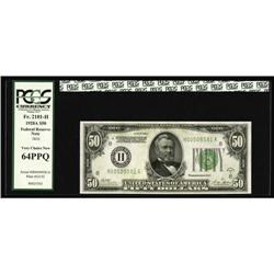 Fr. 2101-H $50 1928A Federal Reserve Note. PCGS Very Ch Fr. 2101-H $50 1928A Federal Reserve Note. P