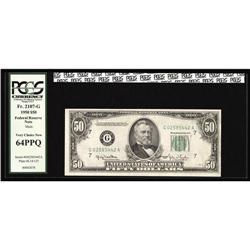 Fr. 2107-G $50 1950 Mule Federal Reserve Note. PCGS Ver Fr. 2107-G $50 1950 Mule Federal Reserve Not