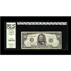 Fr. 2116-F $50 1969B Federal Reserve Note. PCGS Very Fi Fr. 2116-F $50 1969B Federal Reserve Note. P