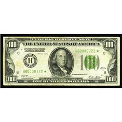 Fr. 2151-H* $100 1928A Federal Reserve Note. Fine- Fr. 2151-H* $100 1928A Federal Reserve Note. Fine