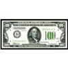 Image 1 : Fr. 2152-D $100 1934 Federal Reserve Note. Gem Crisp Un Fr. 2152-D $100 1934 Federal Reserve Note. G