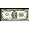 Image 1 : Fr. 2152-J $100 1934 Federal Reserve Note. Choice Uncir Fr. 2152-J $100 1934 Federal Reserve Note. C