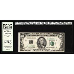 Fr. 2160-H $100 1950C Federal Reserve Note. PCGS Very C Fr. 2160-H $100 1950C Federal Reserve Note. 