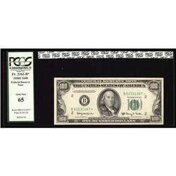 Fr. 2162-B* $100 1950E Federal Reserve Star Note. PCGS Fr. 2162-B* $100 1950E Federal Reserve Note. 