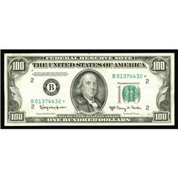 Fr. 2162-B* $100 1950E Federal Reserve Note. Extremely Fr. 2162-B* $100 1950E Federal Reserve Note. 