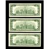 Image 2 : District set of 1950-E $100 notes. VF-XF 3 Notes District set of 1950-E $100 notes.