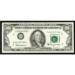 Fr. 2163-G* $100 1963A Federal Reserve Note. Gem Crisp Fr. 2163-G* $100 1963A Federal Reserve Note. 