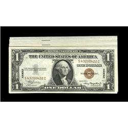 Fr. 2300 $1 1935A Hawaii Silver Certificates. Nineteen Fr. 2300 $1 1935A Hawaii Silver Certificates.