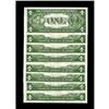 Image 2 : Fr. 2300 $1 1935A Hawaii Silver Certificates. Eight Exa Fr. 2300 $1 1935A Hawaii Silver Certificates