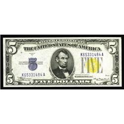 Fr. 2307 $5 1934A North Africa Silver Certificate. Gem Fr. 2307 $5 1934A North Africa Silver Certifi