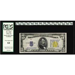 Fr. 2307 $5 1934A North Africa Silver Certificate. PCGS Fr. 2307 $5 1934A North Africa Silver Certif