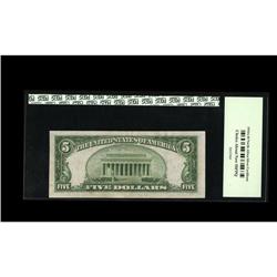 Fr. 2307 $5 1934A North Africa Silver Certificate. PCGS Fr. 2307 $5 1934A North Africa Silver Certif