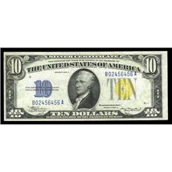 Fr. 2309 $10 1934A North Africa Silver Certificate. Cho Fr. 2309 $10 1934A North Africa Silver Certi