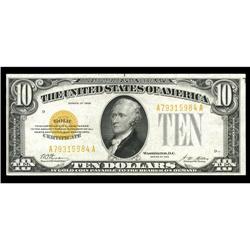 Fr. 2400 $10 1928 Gold Certificate. Choice Uncirculated Fr. 2400 $10 1928 Gold Certificate. Choice C