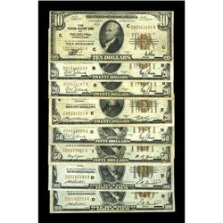 1929 Brown Seal FRBN BonanzaThis lot consists of Fr. 1 1929 Brown Seal FRBN Bonanza