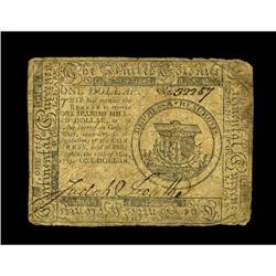 Continental Currency May 10, 1775 $1 Very Good. Continental Currency May 10, 1775 $1 Very Good.