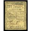 Image 1 : Continental Currency February 17, 1776 $1/3 Fine. This Continental Currency February 17, 1776 $1/3 F